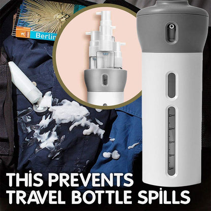 4 Lotion Bottles In 1 Refillable Travel Dispenser Bottle Liquid Lotion Cream