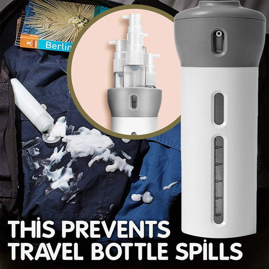 4 Lotion Bottles In 1 Refillable Travel Dispenser Bottle Liquid Lotion Cream