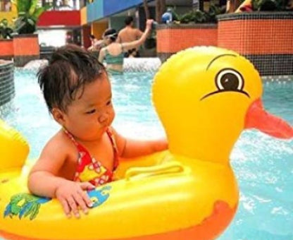 Duck Baby Floats Tube, Inflatable Duck Pool Float, Baby Floating Seat, Children