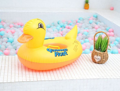 Duck Baby Floats Tube, Inflatable Duck Pool Float, Baby Floating Seat, Children