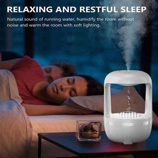 Cool Mist Humidifiers for Bedroom with Cute Water Drops &amp; Light Effects,