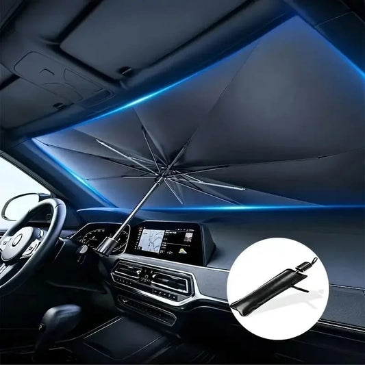 Car Umbrella Sunshade Car Windshield Sun Shade Umbrella, Sun Visor Protector, Foldable