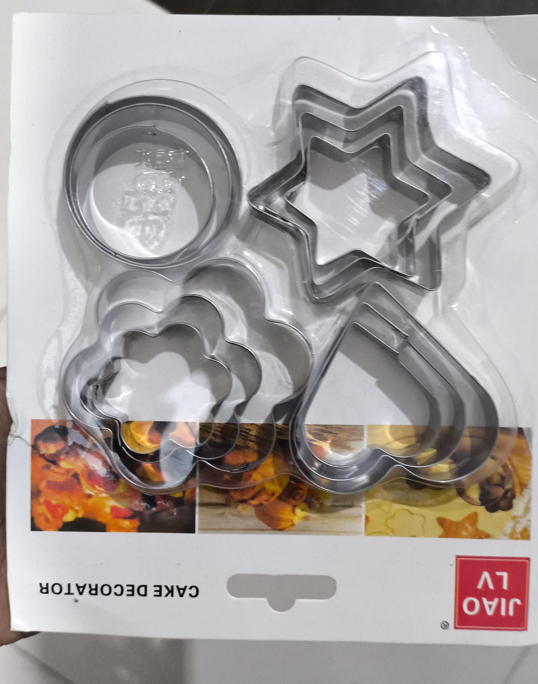 12 pcs, stainless steel cookie cutter, DIY, cookie cutter, star, heart, cutter,