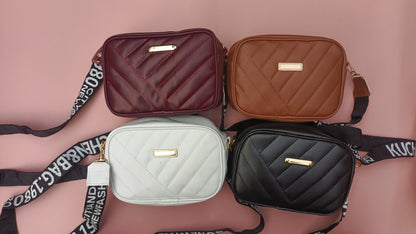Leather Square Shoulder Bag | PU Leather Shoulder Bag for women, girls