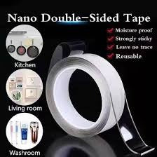 Nano Tape 3 meter Double Side Tape |Washable Reusable Tape