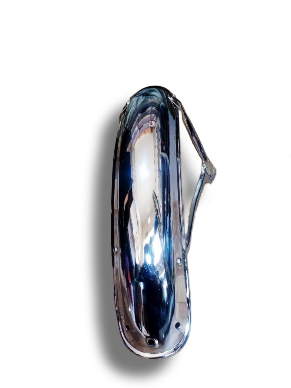 Front Cut Mudguard for 70cc and 125cc cafe racer bikes | Chrome