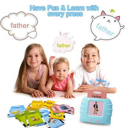 Talking flash cards Preschool learning toys Early Educational Toys English Learn to