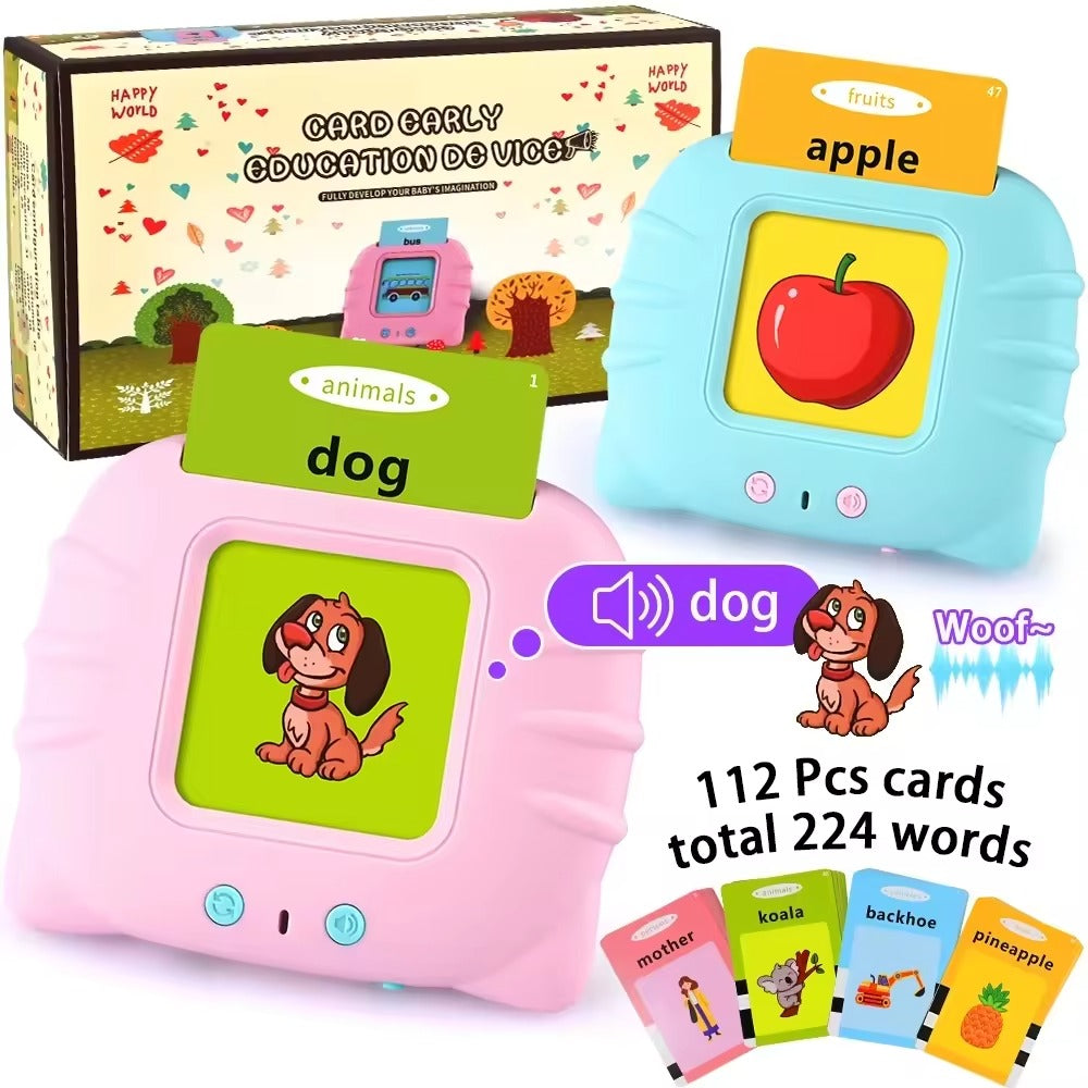 Talking flash cards Preschool learning toys Early Educational Toys English Learn to