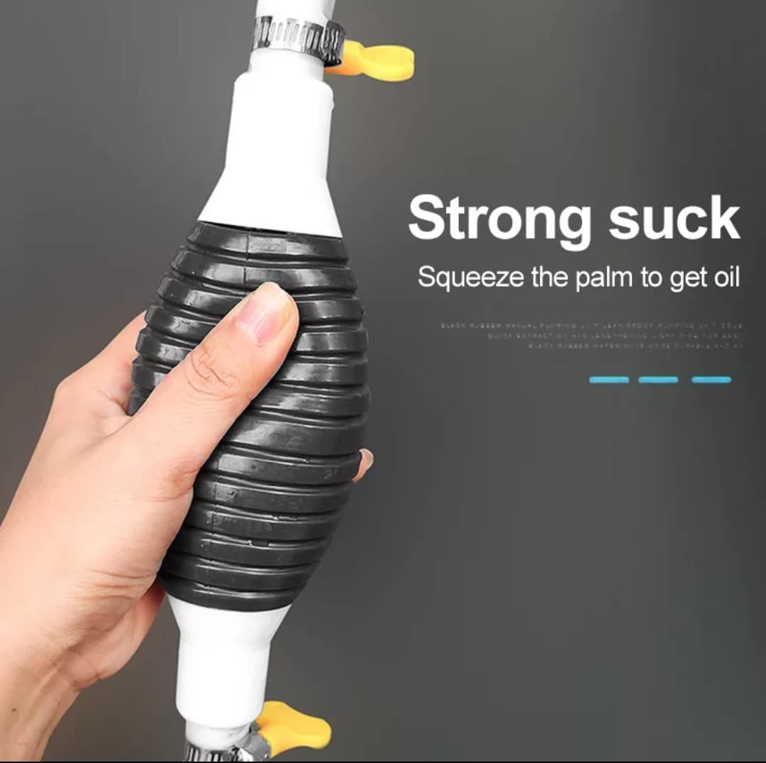 Manual Fuel Transfer Pump Kit for Petrol Diesel Oil Liquid Water Fish