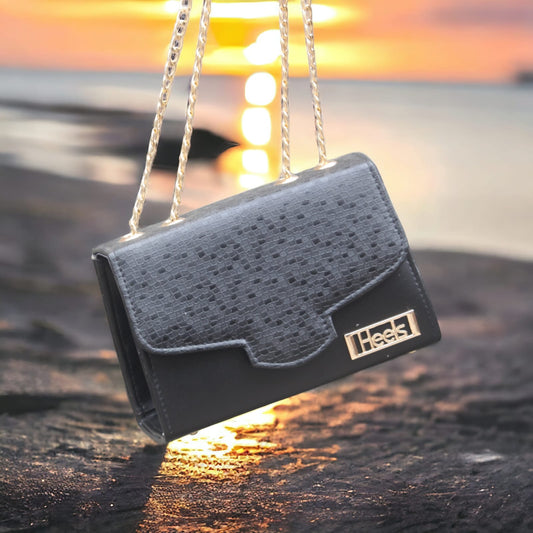 Stylish Hand Bag with Top Handle And Long Strap Safety Pocket