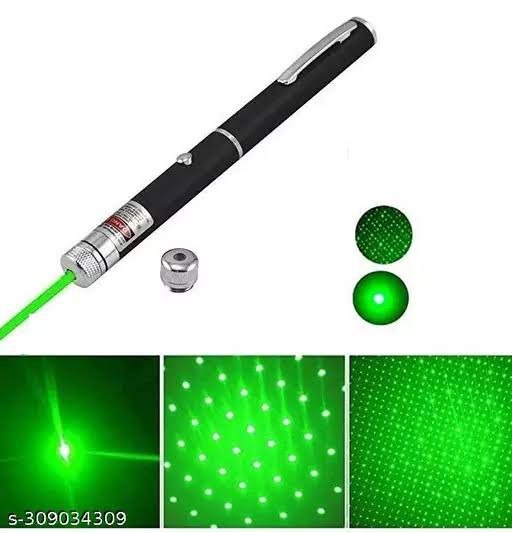 Powerful Laser Pointer Pen Beam Light Presentation Pointer - Green Light(cell
