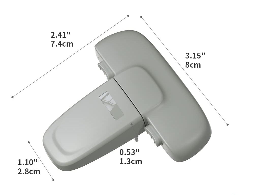 Child Safety Fridge Lock , Baby Safety Refrigerator Freezer Door Lock, No