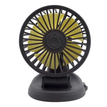 Portable Car Cooling Fan | Multi-Angle Rotatable with USB cable for Car