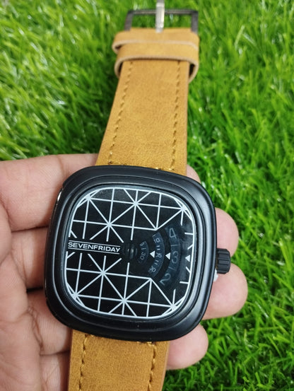 SEVEN FRIDAY Wrist Watch for Men - Without Box (Random Colors &amp;