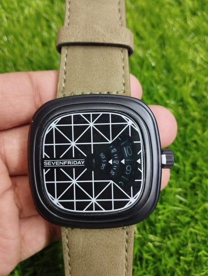 SEVEN FRIDAY Wrist Watch for Men - Without Box (Random Colors &amp;