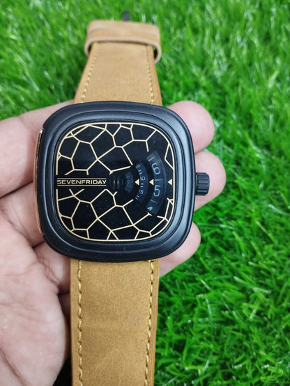 SEVEN FRIDAY Wrist Watch for Men - Without Box (Random Colors &amp;