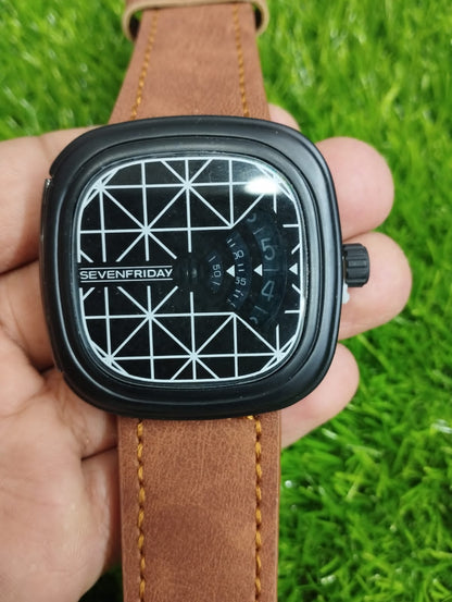 SEVEN FRIDAY Wrist Watch for Men - Without Box (Random Colors &amp;