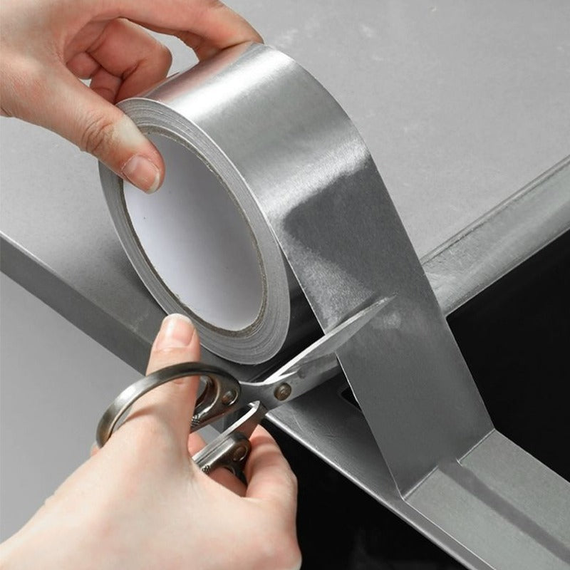 (2inch x 8 Yard) Super Sticky Aluminum Foil Tape Self Adhesive Waterproof