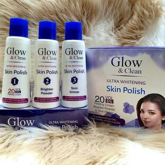 Glow &amp; Clean Ultra Whitening Skin Polish Kit