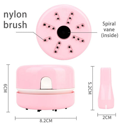 Mini table desktop vacuum cleaner (random color)