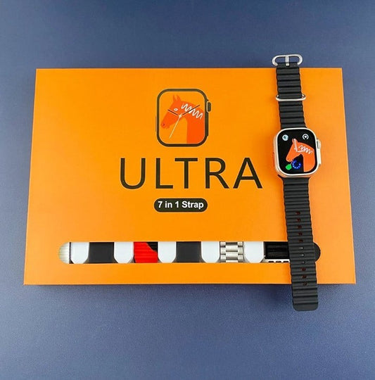 Ultra Smart Watch 7-in-1 | Multi-Function Fitness Tracker | Bluetooth Call |