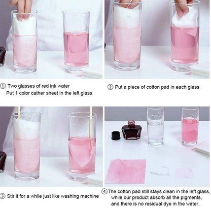 Sprouutt Color Grabber - 8 Sheets Stain Remover | Protects Laundry From