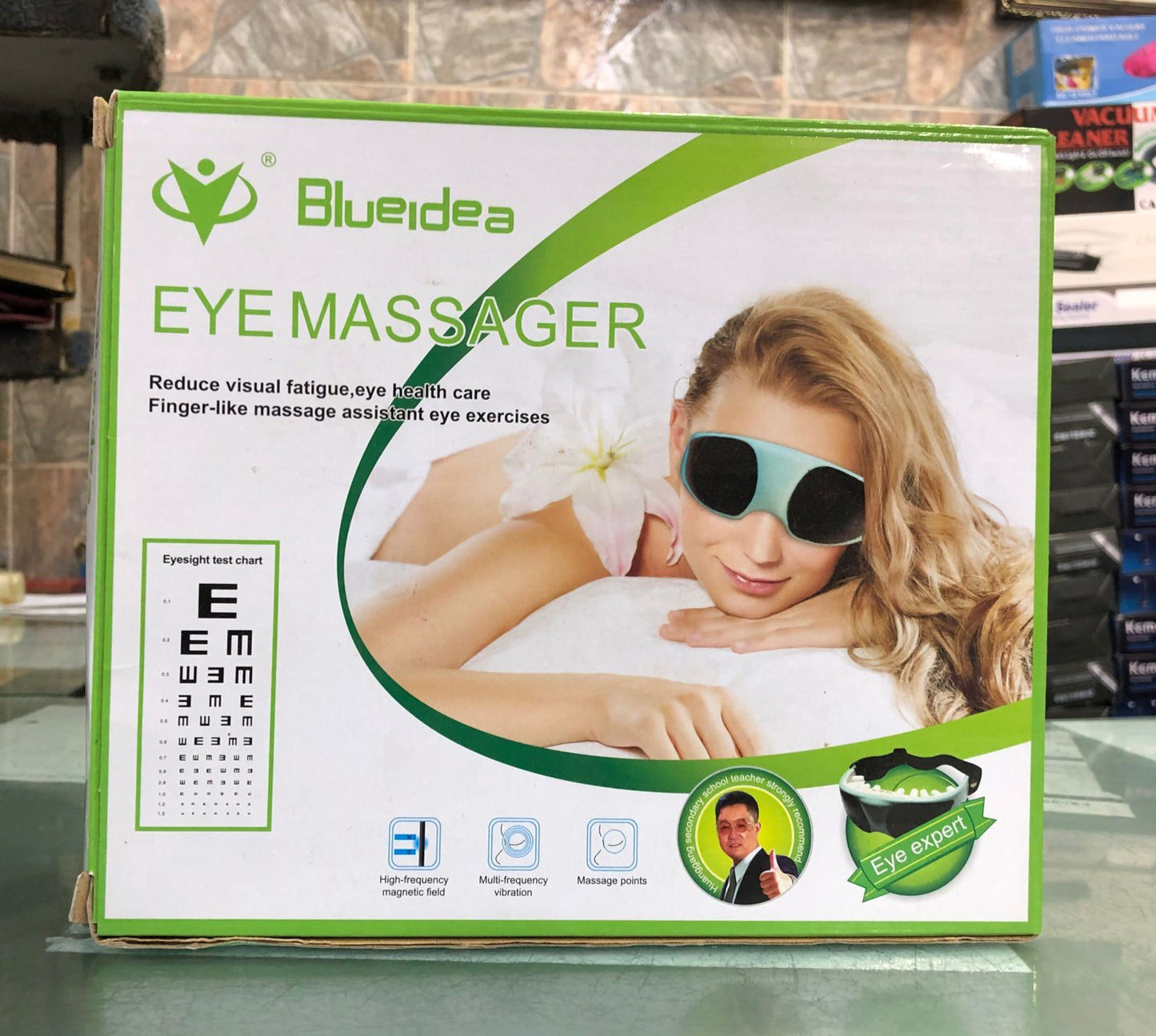 Eye Massager, Portable Electric Eye Care Massager Electric Relieve Fatigue Healthy Migraine