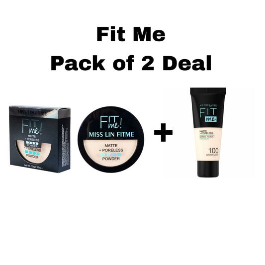 Fit me 2-in-1 Face Powder &amp; BB Tube Makeup Deal for