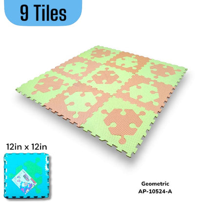 Multi colour Puzzle Tiles 1ft - EVA foam puzzle mat suitable for