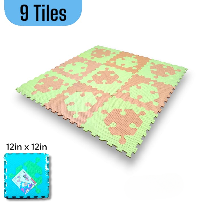 Multi colour Puzzle Tiles 1ft - EVA foam puzzle mat suitable for