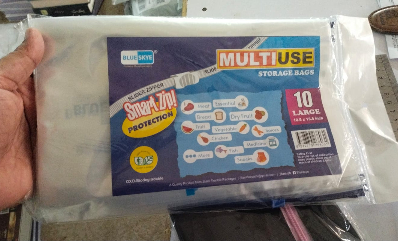 Food Storage Slider Bag Freezer Zipper Bags Fresh-keeping Freezing Heating Food Sealing
