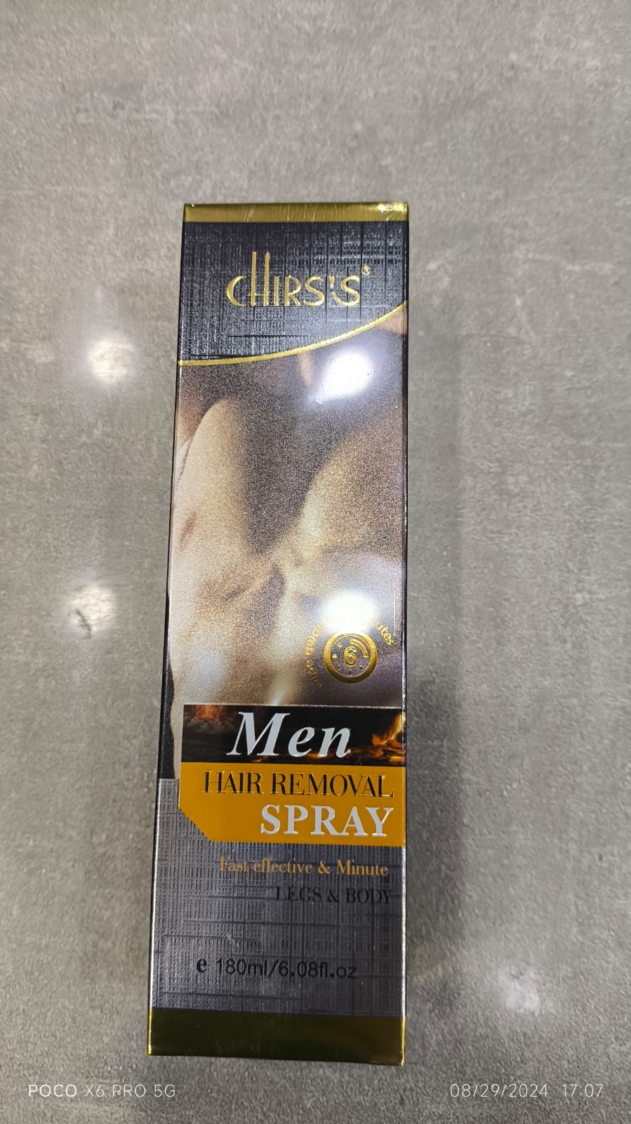 CHIRS'S HAIR REMOVAL SPRAY FOR MEN - 180ml