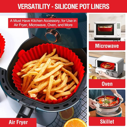 (1 pcs )Air Fryer Tray Silicone Liners | Silica Gel Baking Tray