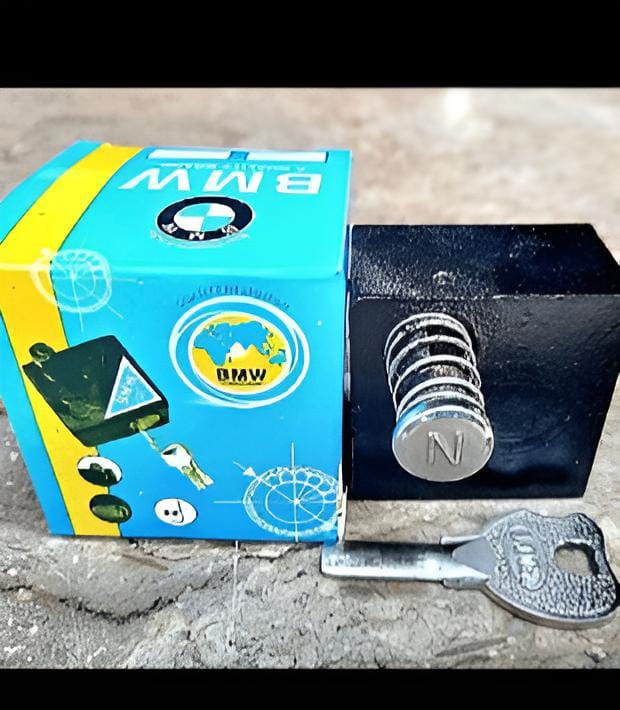 Bike Push Handle Lock Safety Bike with L key