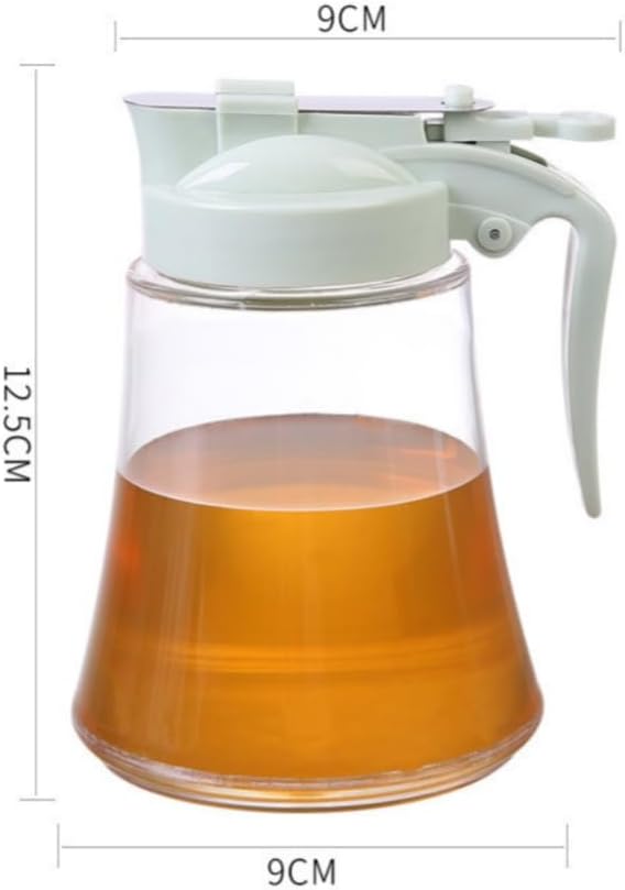 Honey Dispenser No Drip - Easy Squeeze Syrup Dispenser Bottle for Efficient