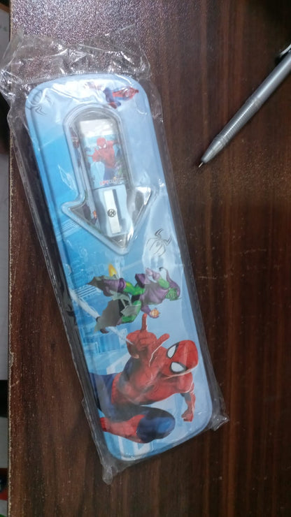 Character Set Tin Pencil Box | Pencil Case for boys and girls