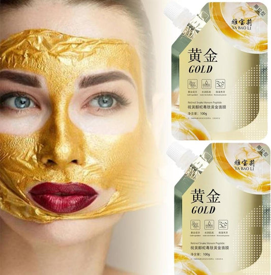 Retinol Snake Venom Peptide Gold Mask Moisturizing Anti-aging Anti-wrinkle Brightening Oil Control