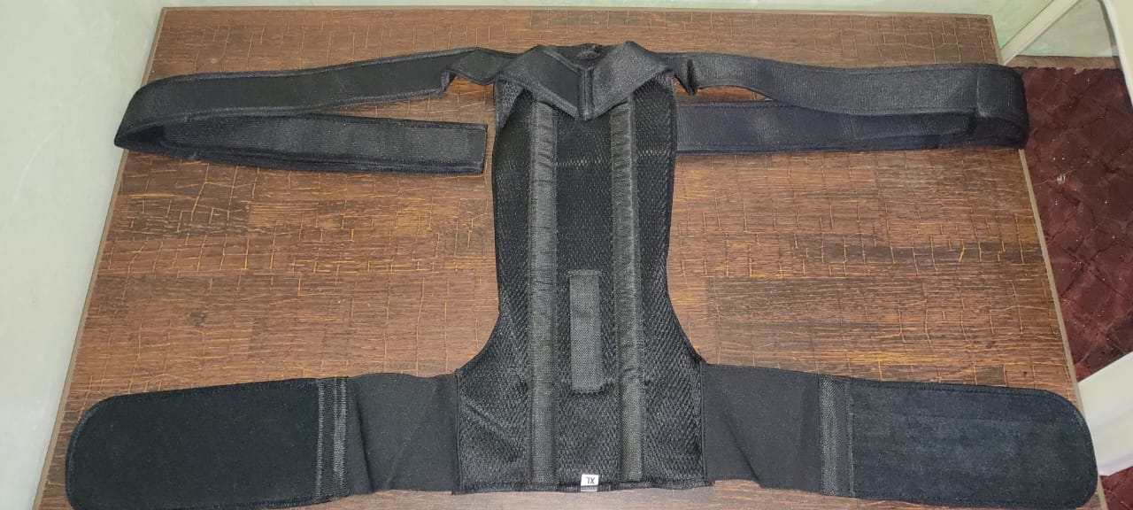 Back pain relief posture corrector belt