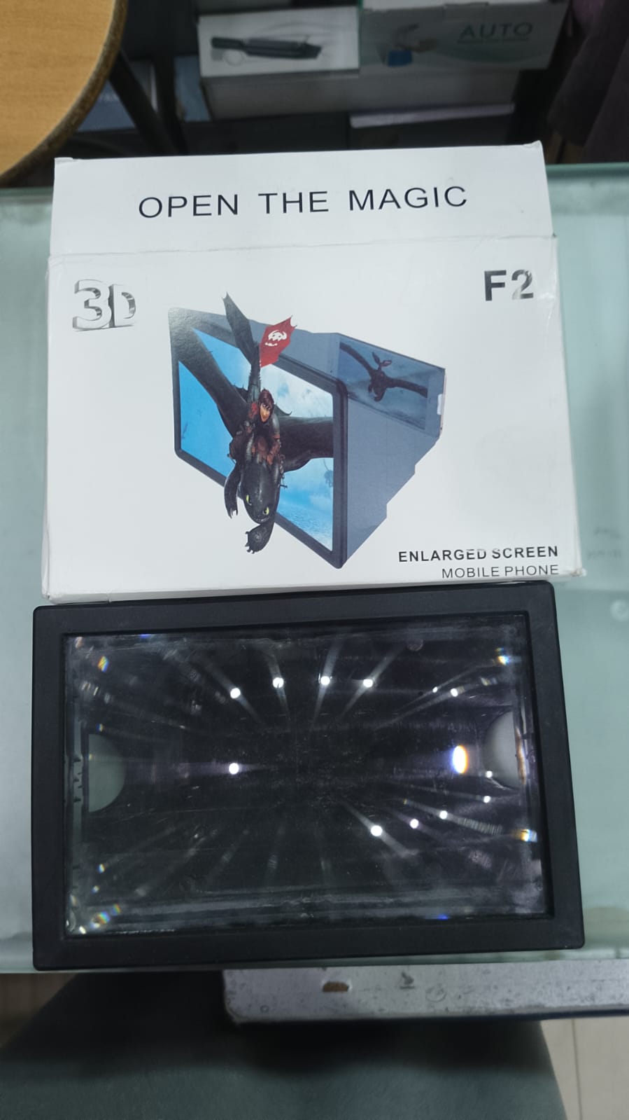 F2 Portable 3D Magnifier Screen Enlarger / Magnifying Glass Zoom Video Screen