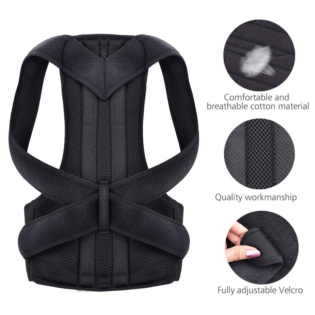 Back pain relief posture corrector belt
