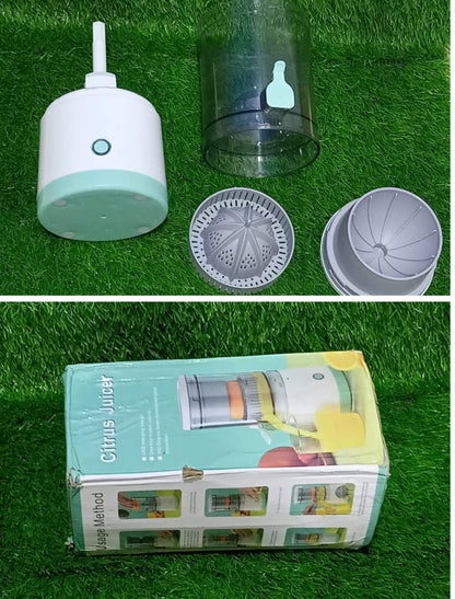 (NW000221) PORTABLE ELECTRIC CITRUS JUICER RECHARGEABLE HANDS | Orange, Lemon Juicer and
