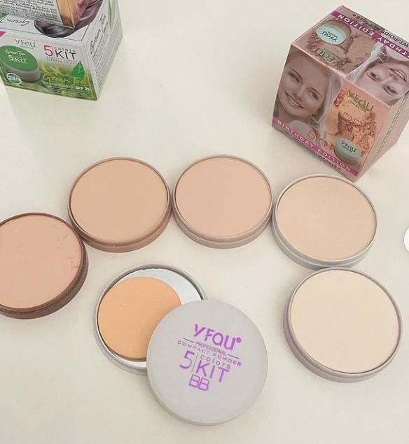 5 in 1 Compact Face Powder