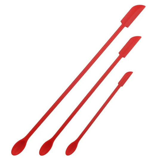 3 pcs Mini Silicone Telescopic Spatula and Scooping Spoon, Mini Makeup Spatula