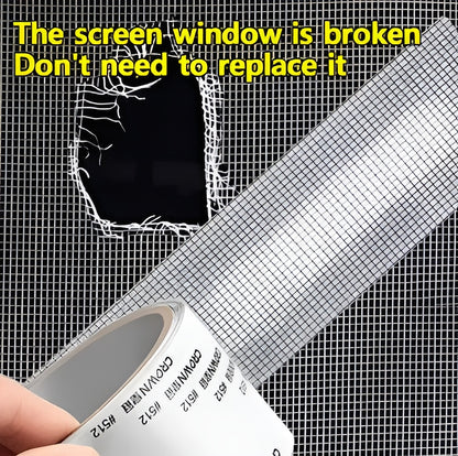 Mesh Roll Tape Window Screen Repair Patch | Keep Mosquitoes Out with