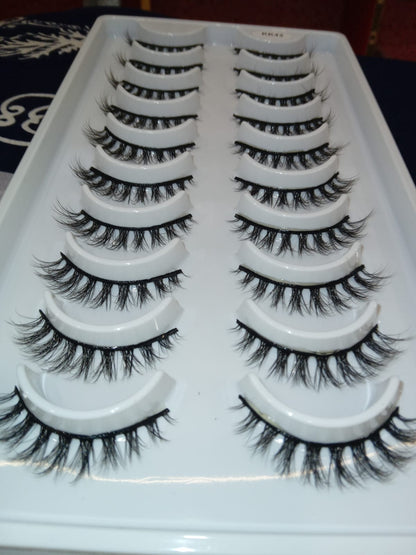 (10 PACK) eyelashes kk42
