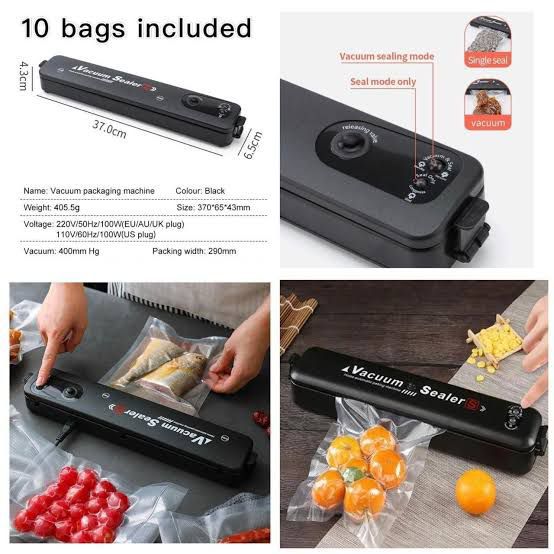 Automatic Vacuum Sealer Food Packing Machine | Electric Vacuum Sealer Machine With