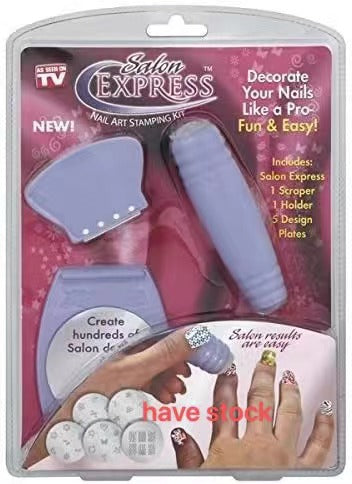 Salon Express Nail Art Stamping Kit
