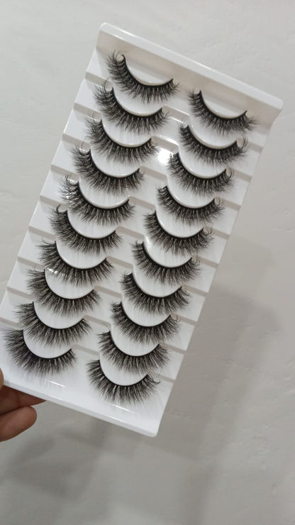 (10 PACK) eyelashes 5d 03