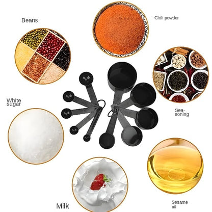 10pcs Kitchen Measuring Spoons Teaspoon Coffee Sugar Scoop Cake Baking Flour Measuring