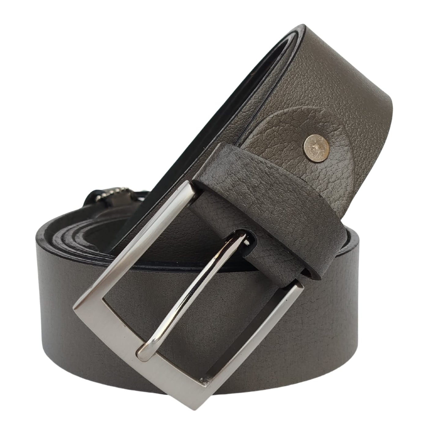 Men Buffalo leather belt grey color | Waist Belt for boys &amp;